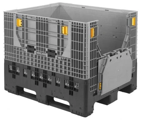 Collapsible plastic container factory